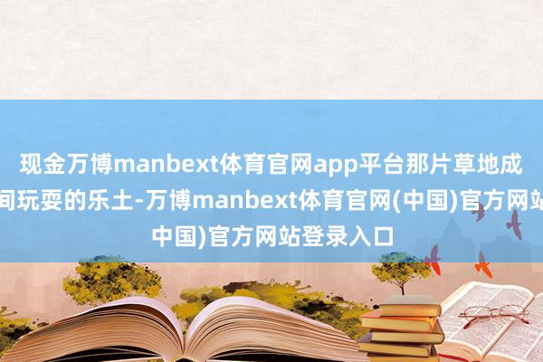 现金万博manbext体育官网app平台那片草地成了咱们课间玩耍的乐土-万博manbext体育官网(中国)官方网站登录入口